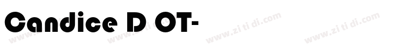Candice D OT字体转换